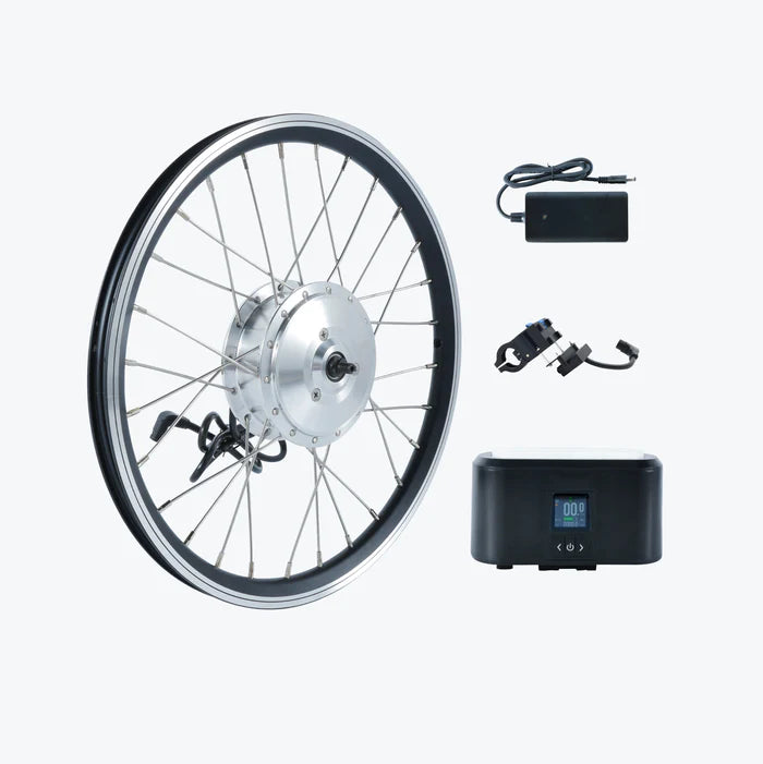 Kirbebike EZ Rider ebike conversion kit 36v 250w front wheel with 36v 7ah LG battery